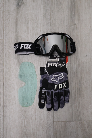 Pack FOX: Gafas + Guantes + Lente Extra 142