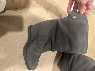 Stivali UGG grigi con zeppa