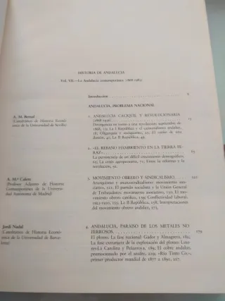 Historia de Andalucía. La Andalucía contemporanea