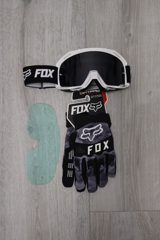 Pack FOX: Gafas + Guantes + Lente Extra 143
