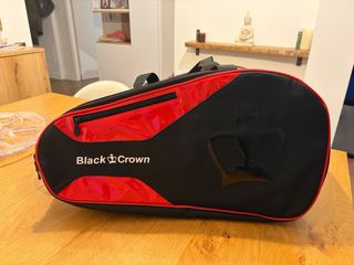 Paletero Black Crown Negro/Rojo