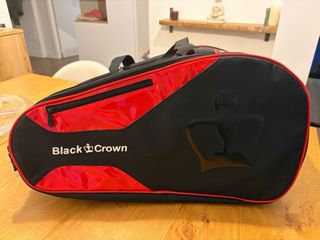 Paletero Black Crown Negro/Rojo