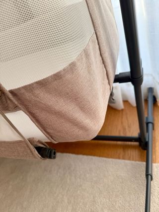 Cuna colecho Kinderkraft Beige + protector colchon