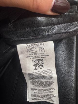 Pantaloni Guess bambina ecopelle 12 anni
