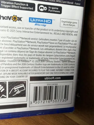Avatar Frontiers of Pandora PS5 Edición Precintada