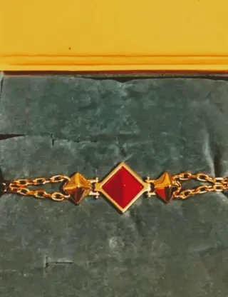 Bracciale Fendi Vintage Oro Rosso