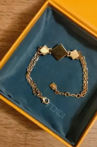 Bracciale Fendi Vintage Oro Rosso