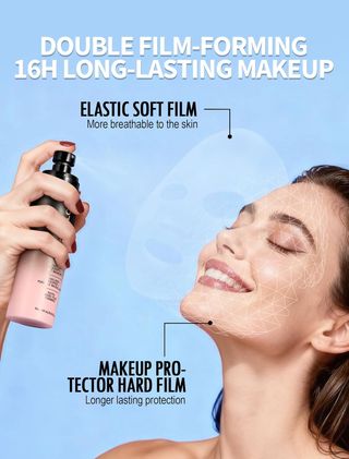 ANGLICOLOR Spray Fijador Maquillaje Negro/Rosa