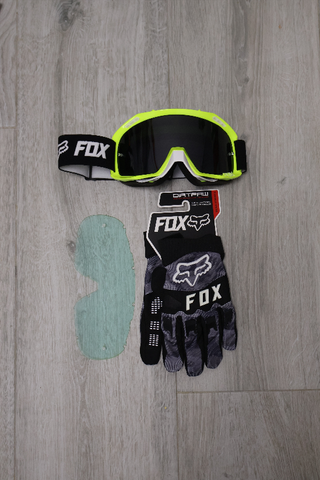 Pack FOX: Gafas + Guantes + Lente Extra 146