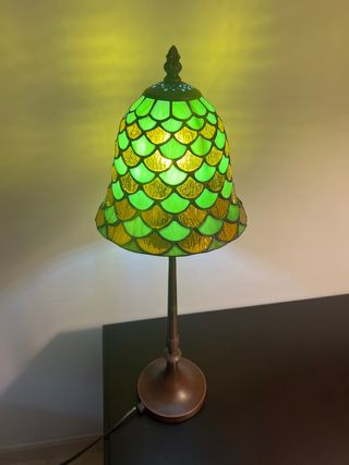 Lámpara Tiffany Cristal Vidriera