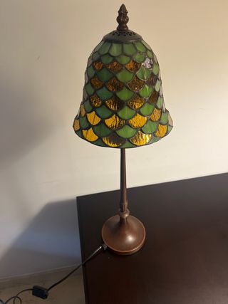 Lámpara Tiffany Cristal Vidriera