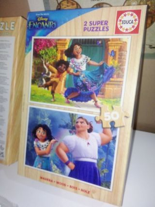 Puzle de madera Disney Encanto 2x50 piezas