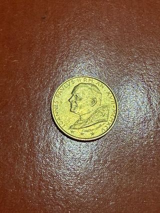 Moneta 200 Lire Vaticano 1995