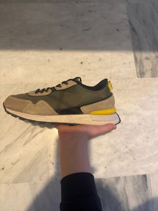 Zapatillas Munich Beige y Verde