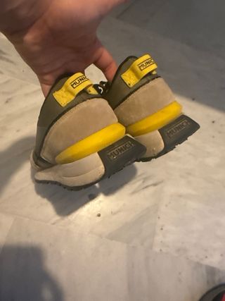 Zapatillas Munich Beige y Verde