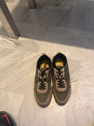 Zapatillas Munich Beige y Verde