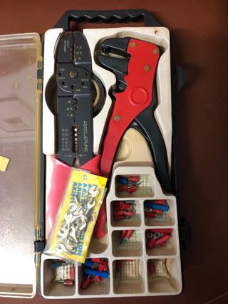 Kit Pelacables y Crimpadora Herramientas