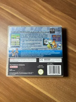 Caja Pokémon Edición Diamante Nintendo DS