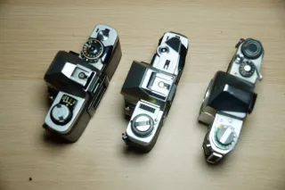 Lotto di 3 Fotocamere Analogiche Minolta e Pentax