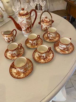 Servizio da tè porcellana giapponese vintage