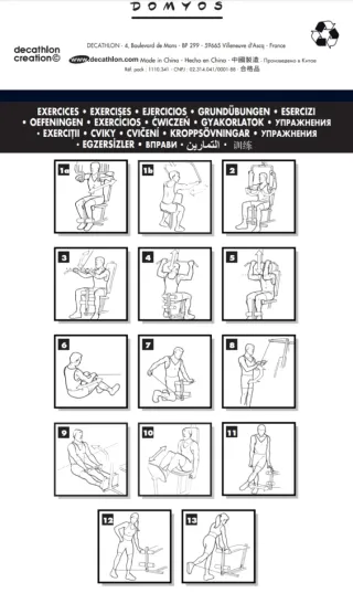 Máquina Musculación Domyos HG90