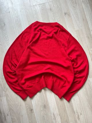 Jersey Tommy Hilfiger Rojo Vintage 90s