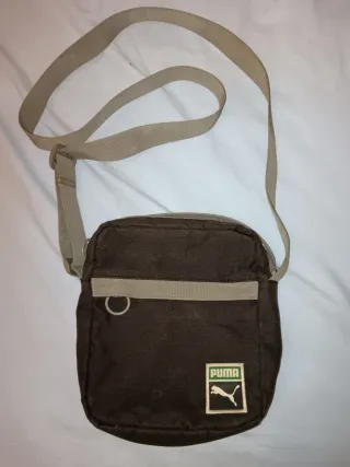 Riñonera Puma básica retro gris