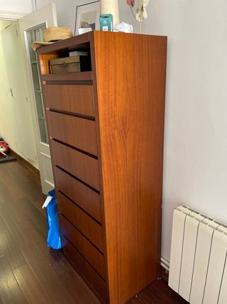 Cómoda 7 cajones madera