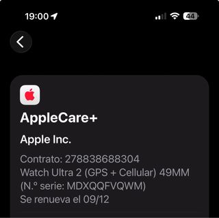 Apple Watch Ultra 2 Negro + Apple Care