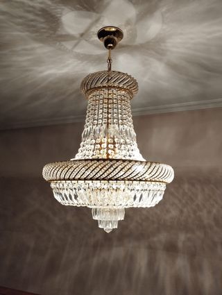 Lámpara de cristal para salón