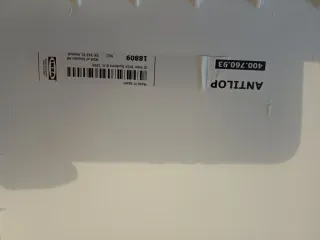 Trona blanca para bebé