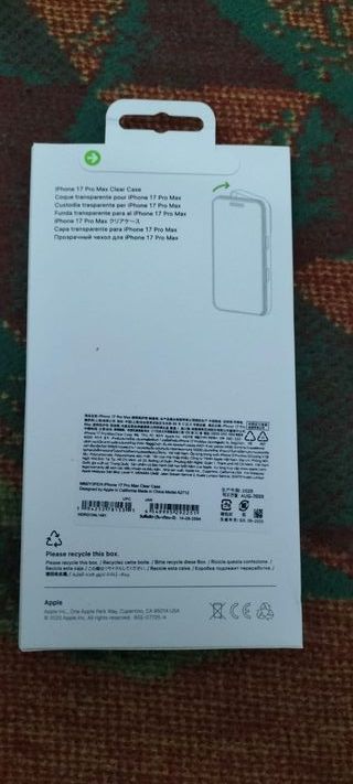 Funda Apple  iPhone 17 Pro Max + Cargador Magsafe