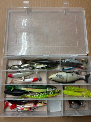 Lote señuelos pesca variados