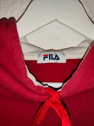 Sudadera Fila Logo Roja Clásica