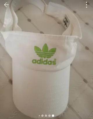 Gorra Visera Adidas Blanca