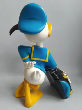 Disney - Estatua Pato Donald Resina Vintage 25cm
