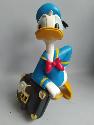 Disney - Estatua Pato Donald Resina Vintage 25cm