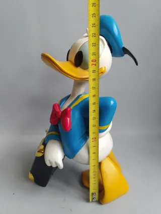 Disney - Estatua Pato Donald Resina Vintage 25cm