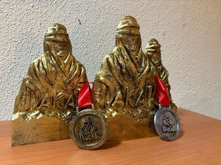 Copa y medallas Rally Dakar 3D