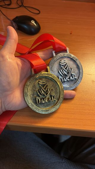 Copa y medallas Rally Dakar 3D
