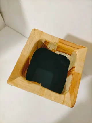 Jarrón Hoja Banano Cuadrado