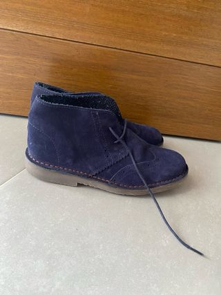 Botas niño azul