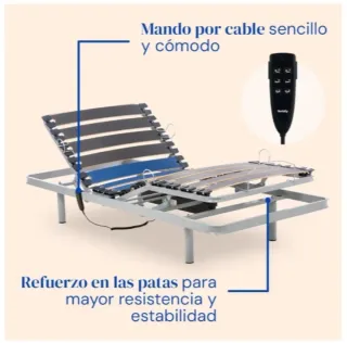 Cama articulada geriátrica