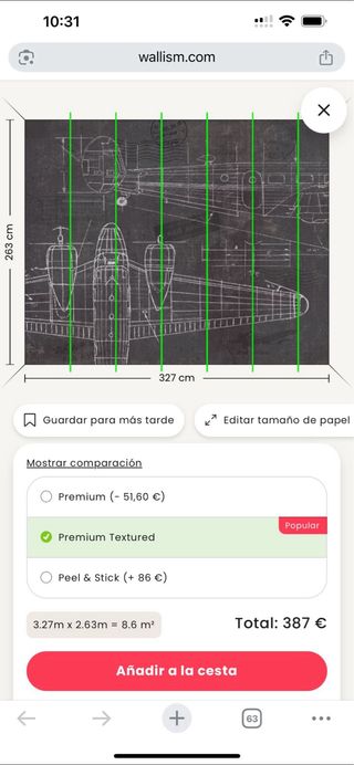 Papel pintado de aviones