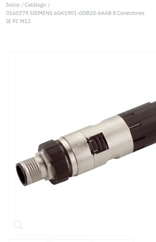 Conector Siemens Profinet M12 4 unidades