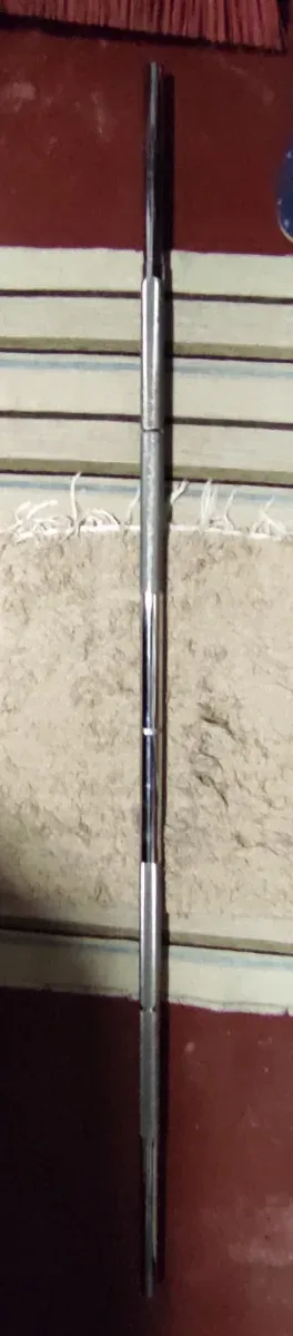 Barra pres  banca cromada. Medida 1'75