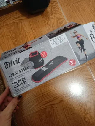 Lastres Pesas 1kg Crivit Muñeca Tobillo