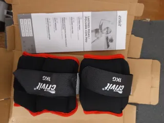 Lastres Pesas 1kg Crivit Muñeca Tobillo