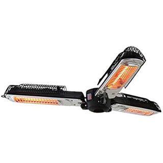 Estufa Eléctrica Exterior HJM 2000W 3 Quemadores Negra