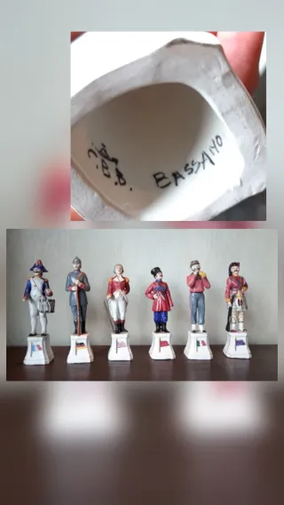 Soldatini porcellana Bassano vintage